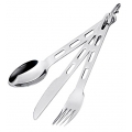GSI GLACIER STAINLESS 3 PC RING CUTLERY